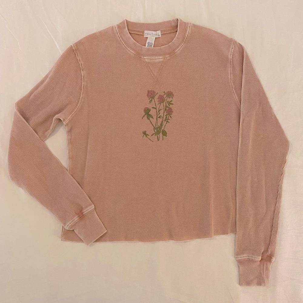 Full Tilt Thermal Rose Tee- Size XS
